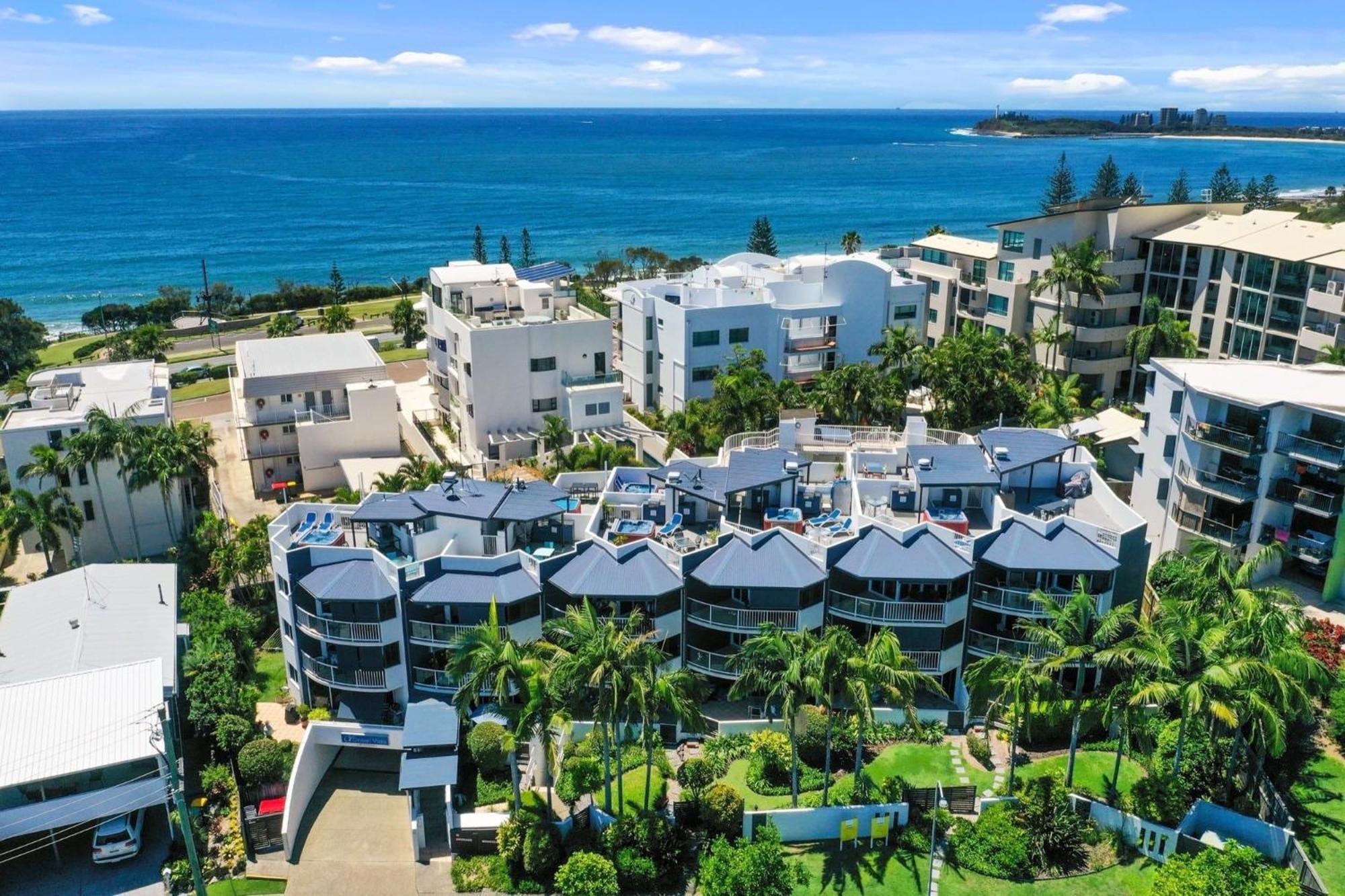 Ocean Vista On Alex Aparthotel Alexandra Headland Exterior photo